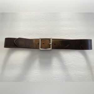 Old Navy Brown Genuine Leather Belt Size 32
